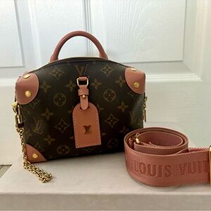 Louis Vuitton Monogram Crossbody with Pink Accents